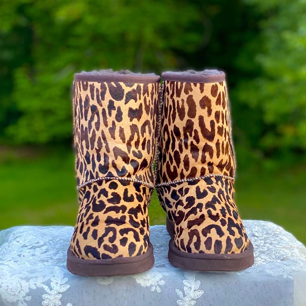 WOMENS UGG AUSTRALIA CHEETAH PRINT BOOTS